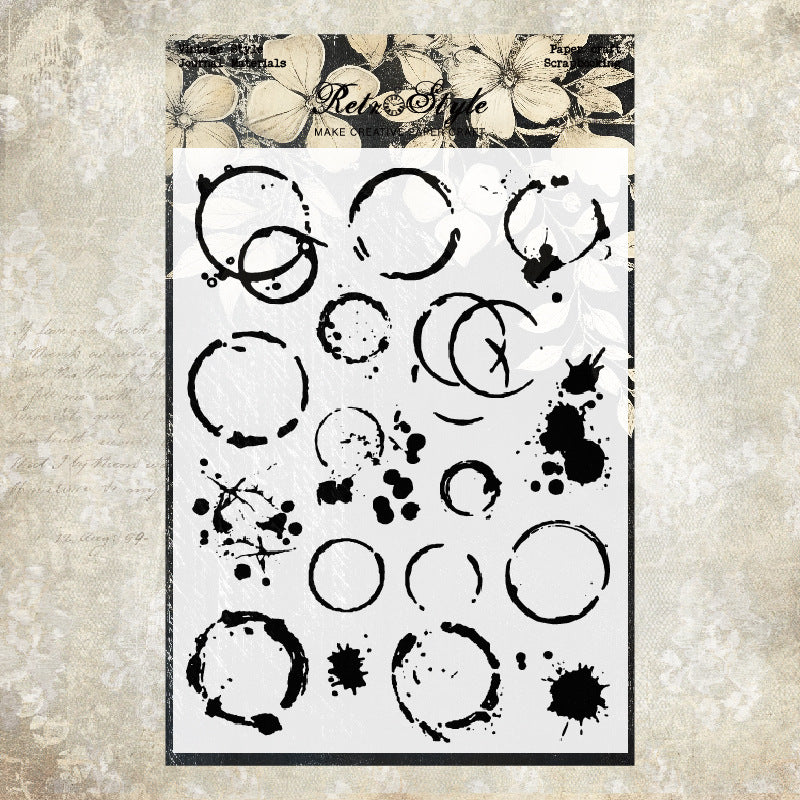Transparent Retro Background Silicone Stamp