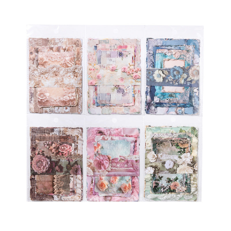 Retro Material Paper Pack for Background, 6 Options - ViktaShop