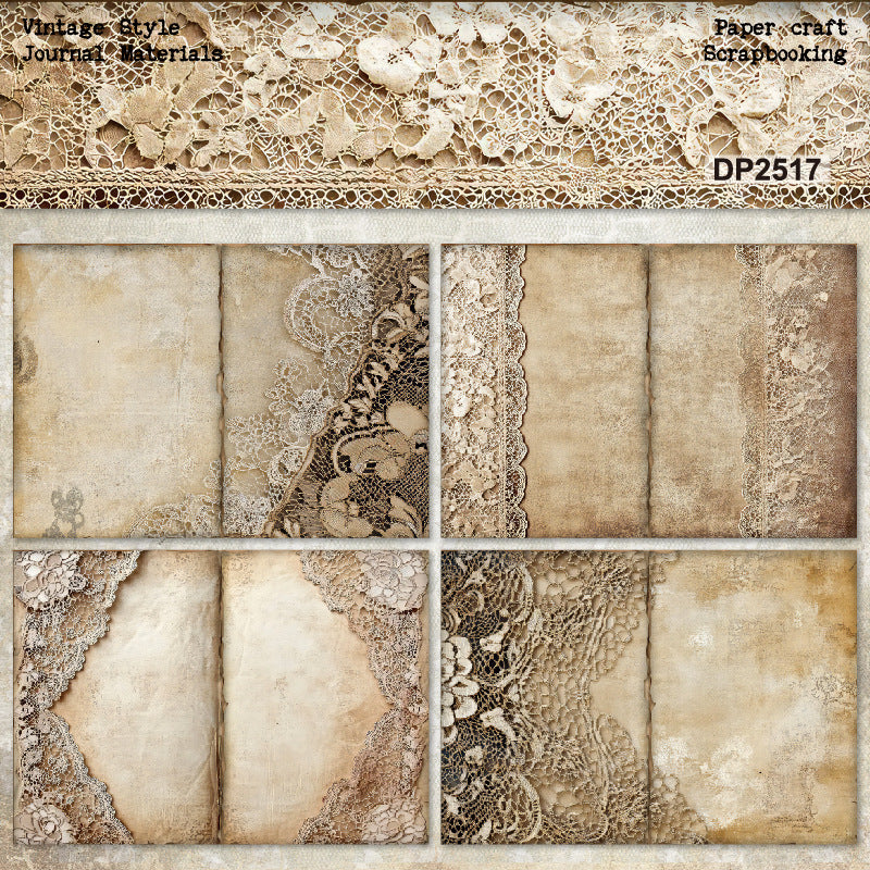 Vintage paper material background A5