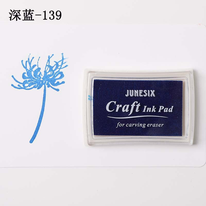 Korean Style 40-Color Ink Pad Set – Thick Sponge for DIY Stamping - ViktaShop