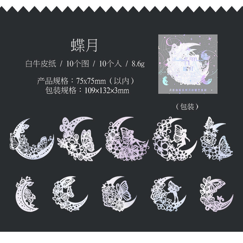 Moon Wizard Hollow Paper Pack – Moon Phase Series, 6 Options - ViktaShop