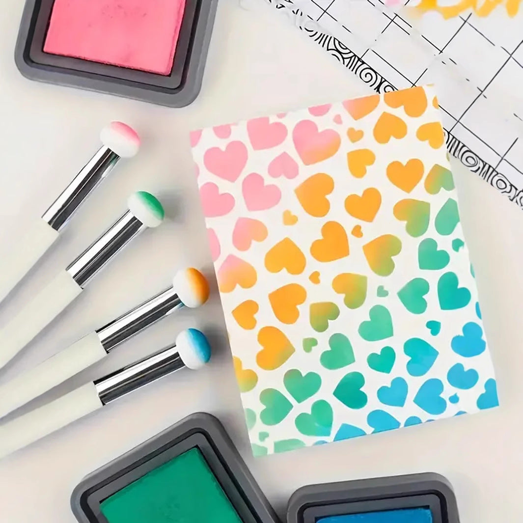 4-Pack Non-Latex Makeup Sponge Set – Small Steamed Bread, Concealer & Dot Brushes - ViktaShop