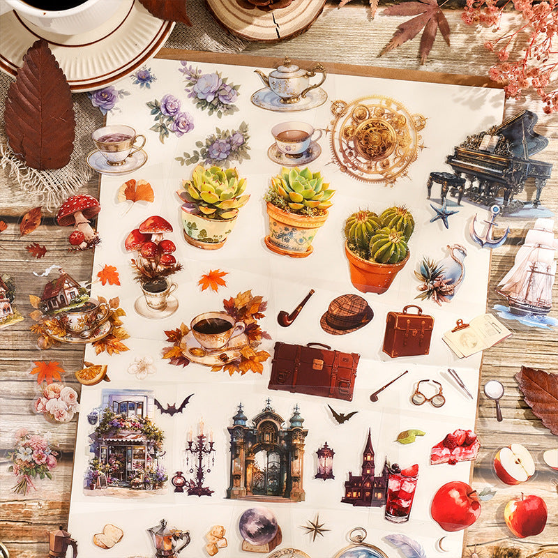 Retro Sticker Pack – Time & Years Series, 12 Options - ViktaShop