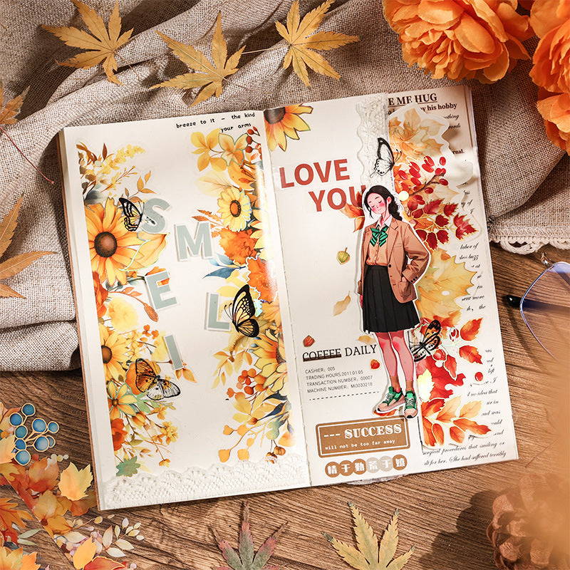Autumn Impression PET Sticker Pack, 6 Options - ViktaShop