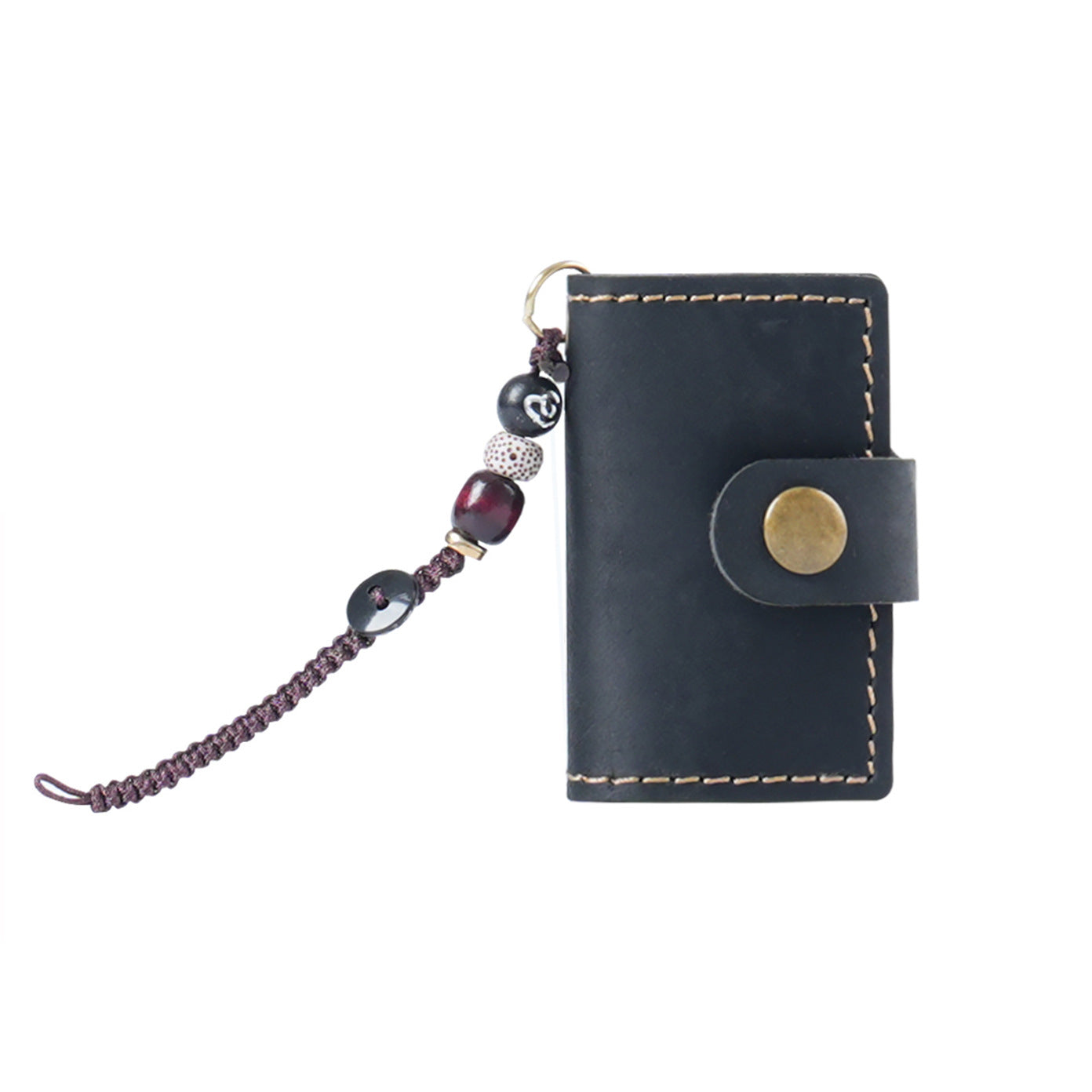 Traveler’s Mini TN Notebook – Handmade Cowhide Pendant - ViktaShop