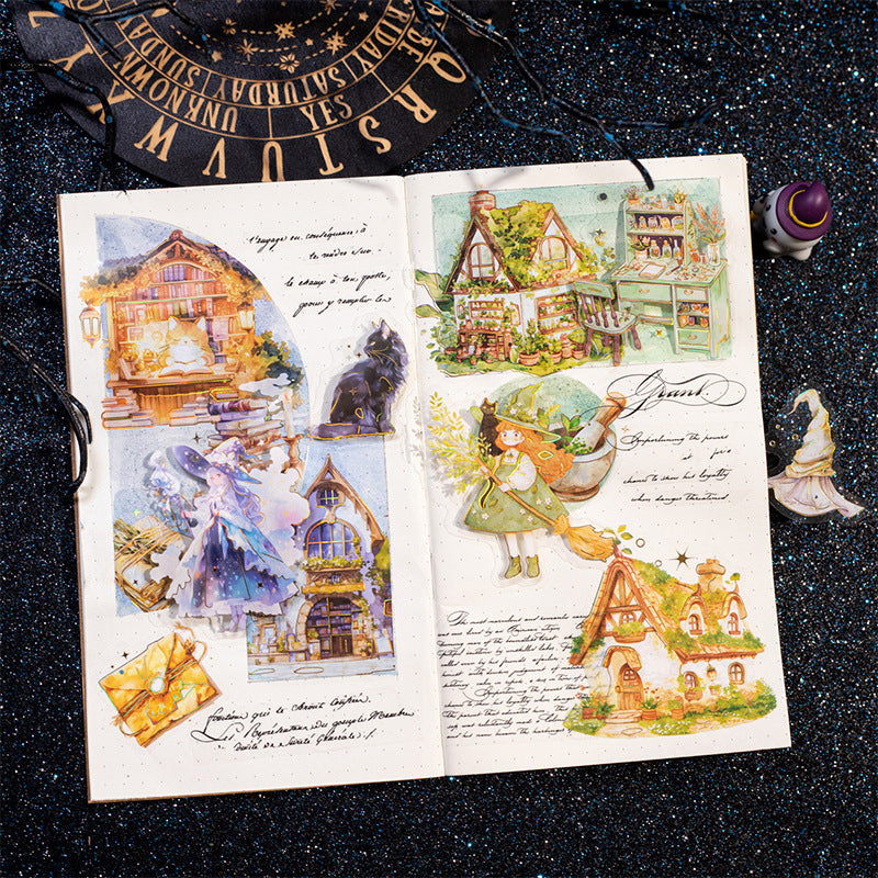 Magic Story Series Gilded PET Stickers, 4 Pcs - ViktaShop