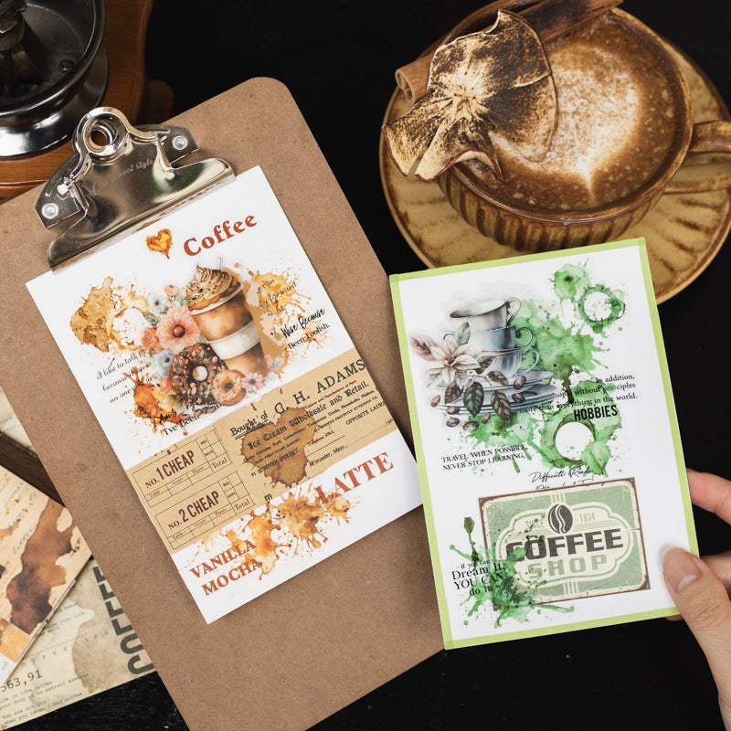 PET Tape Coffee Memory Series – Waterproof Decorative Tape, 2m - ViktaShop