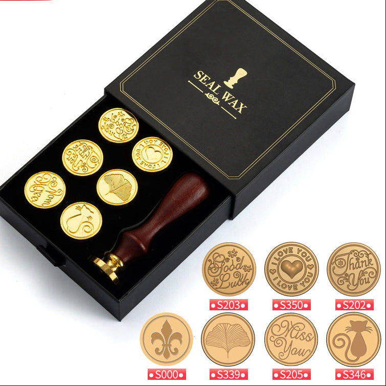 Firecracker Seal Set – Retro Style DIY Gift & Logo Stamp - ViktaShop