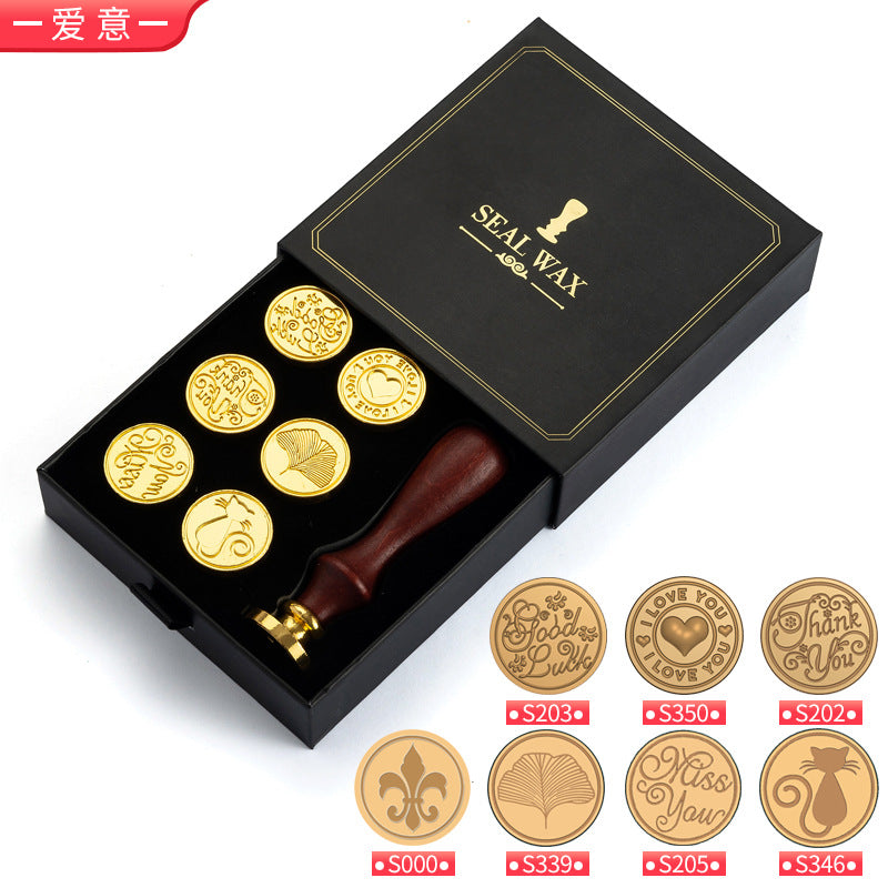 Firecracker Seal Set – Retro Style DIY Gift & Logo Stamp - ViktaShop