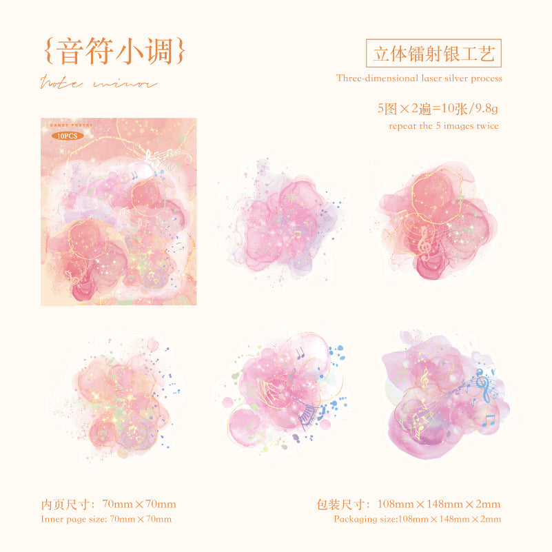 Watercolor PET Stickers - ViktaShop