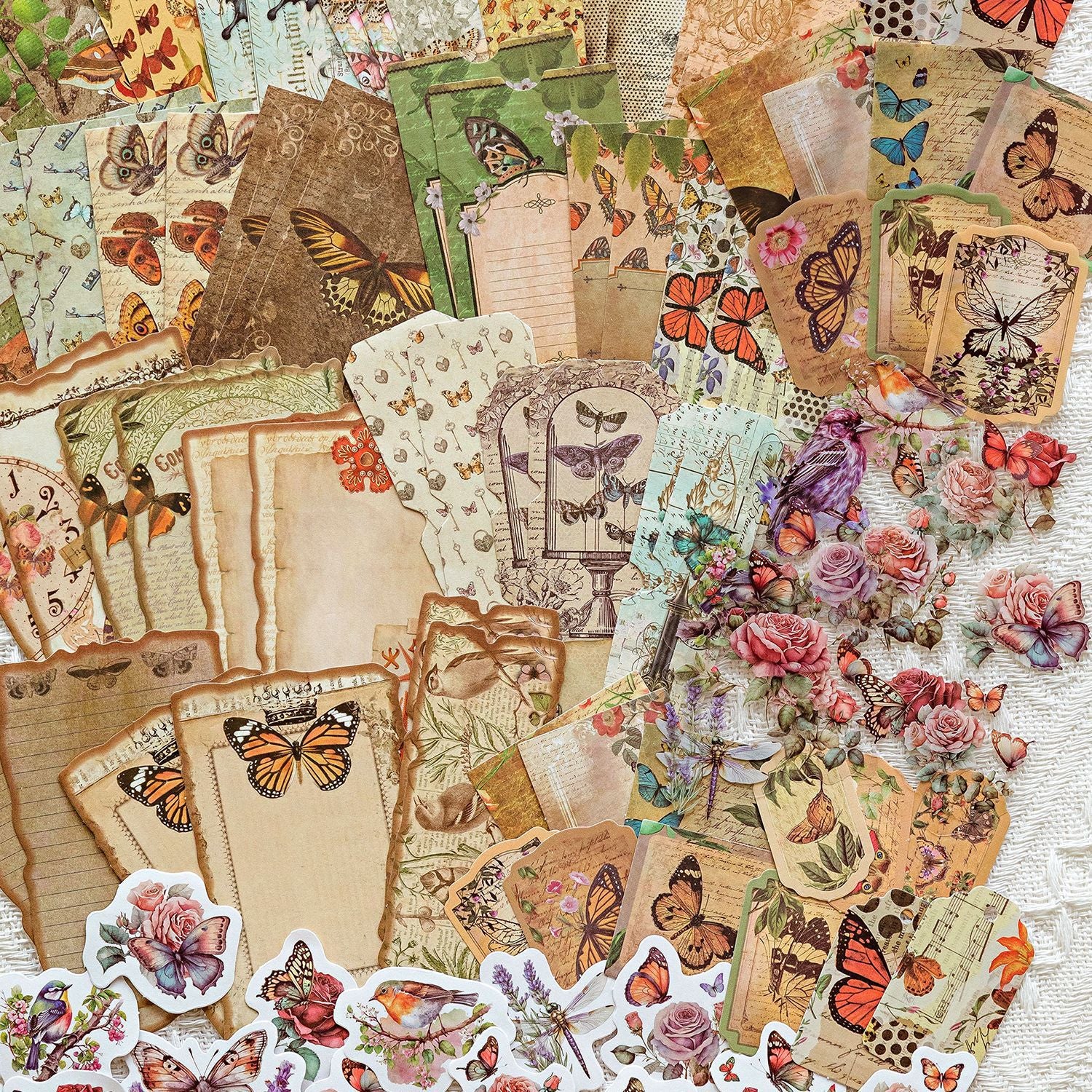 PET Stickers – Time Museum Series Retro Style, 6 Options - ViktaShop