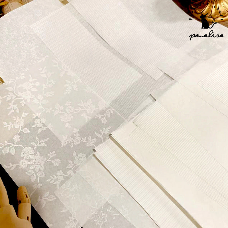 Transparent Rose Embossed Cotton Paper – Handmade, DIY, Scrapbooking - ViktaShop