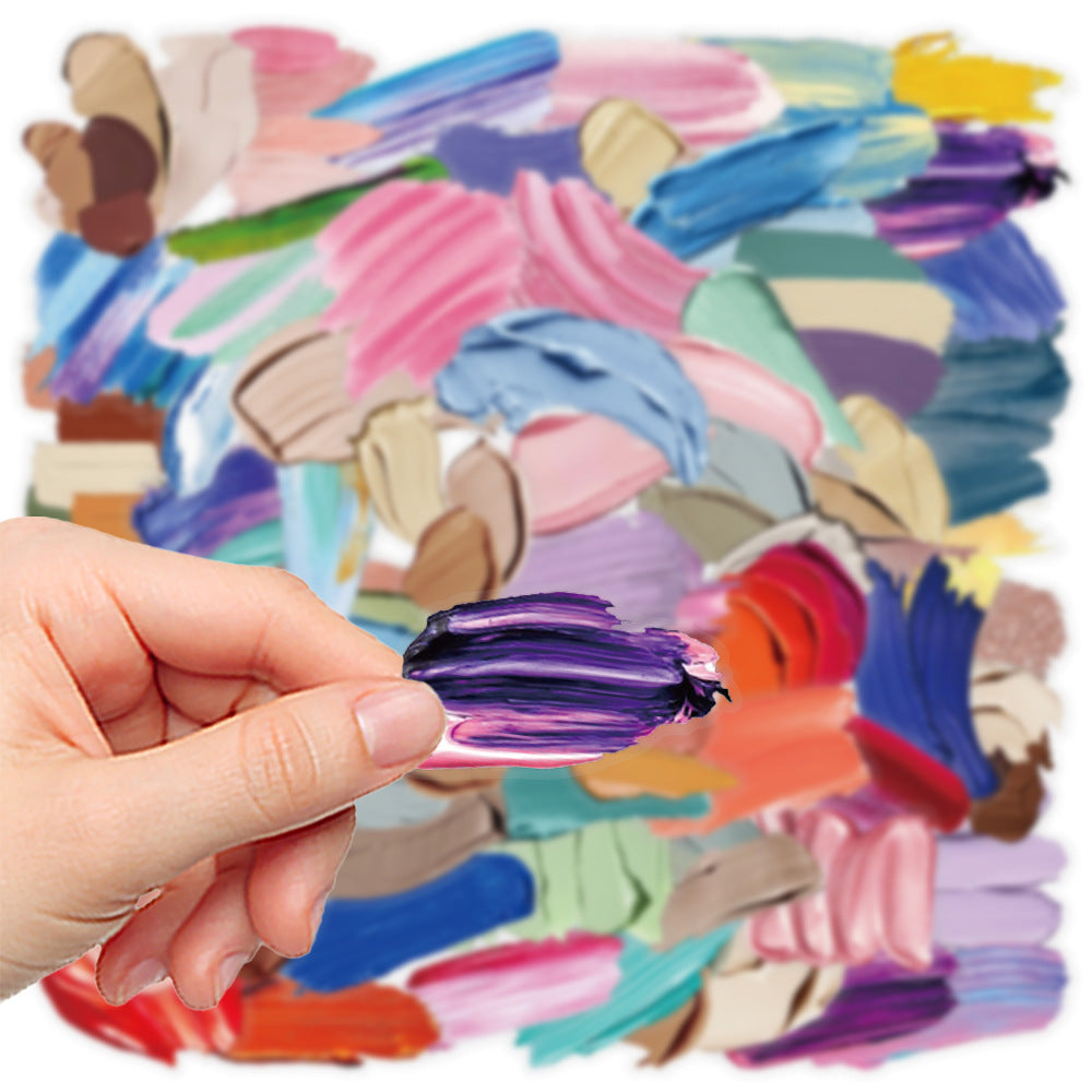 Color Palette Stickers – Decorative Stickers, 50 Pcs - ViktaShop