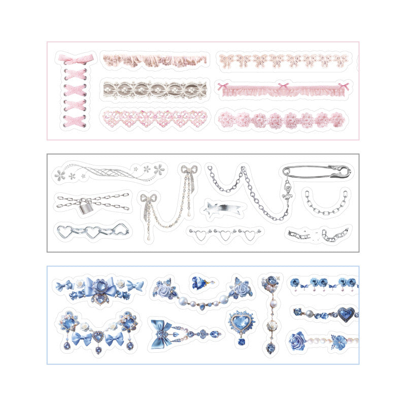 Paper Trace Border Split Line PET Tape - Fragment Daily Series, 2m - ViktaShop