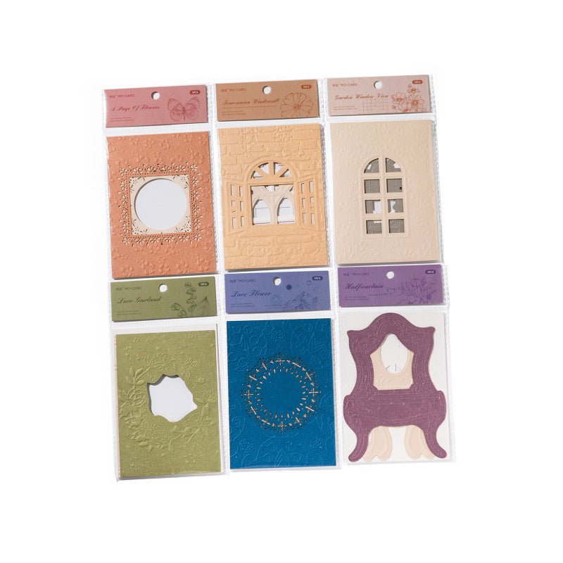 Hollow Collage Card - DIY Decorative Material - ViktaShop