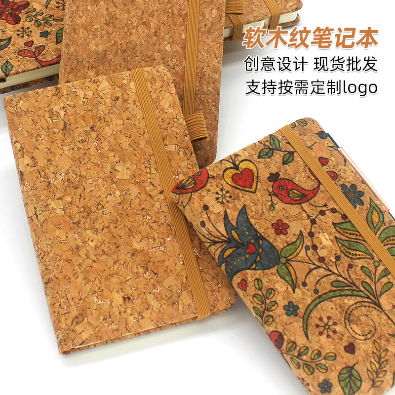 A5 PU Cork Notebook – Scrapbook Notepad - ViktaShop