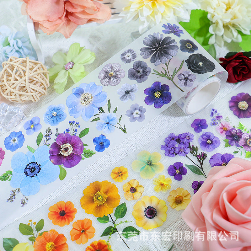 Maillard Character & Floral Matte PET Tape – 1 m - ViktaShop