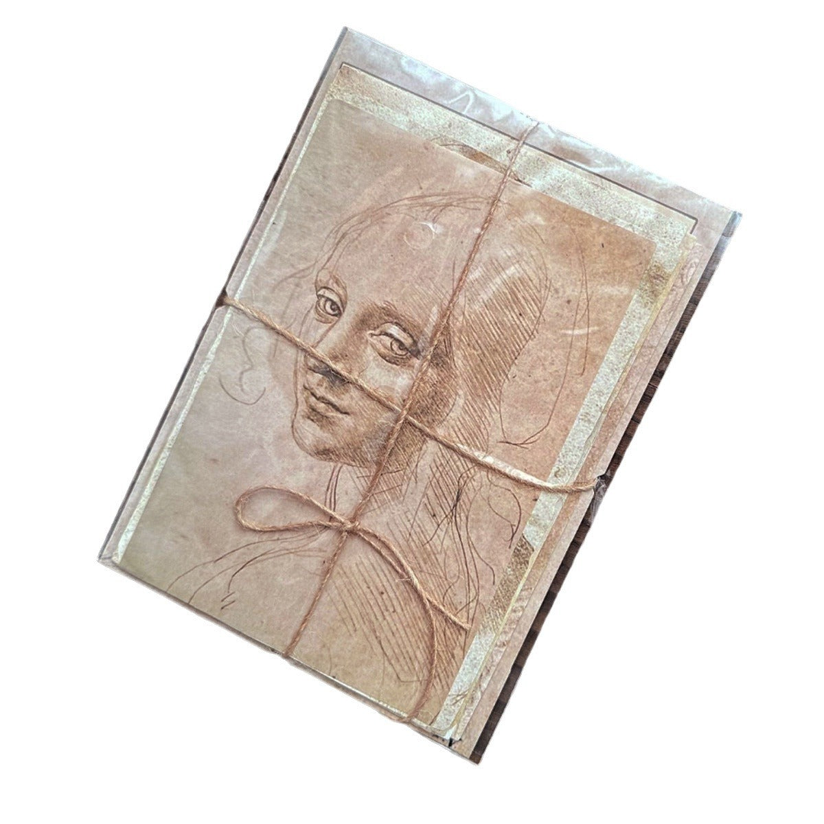 Retro Distressed Material Paper Bag