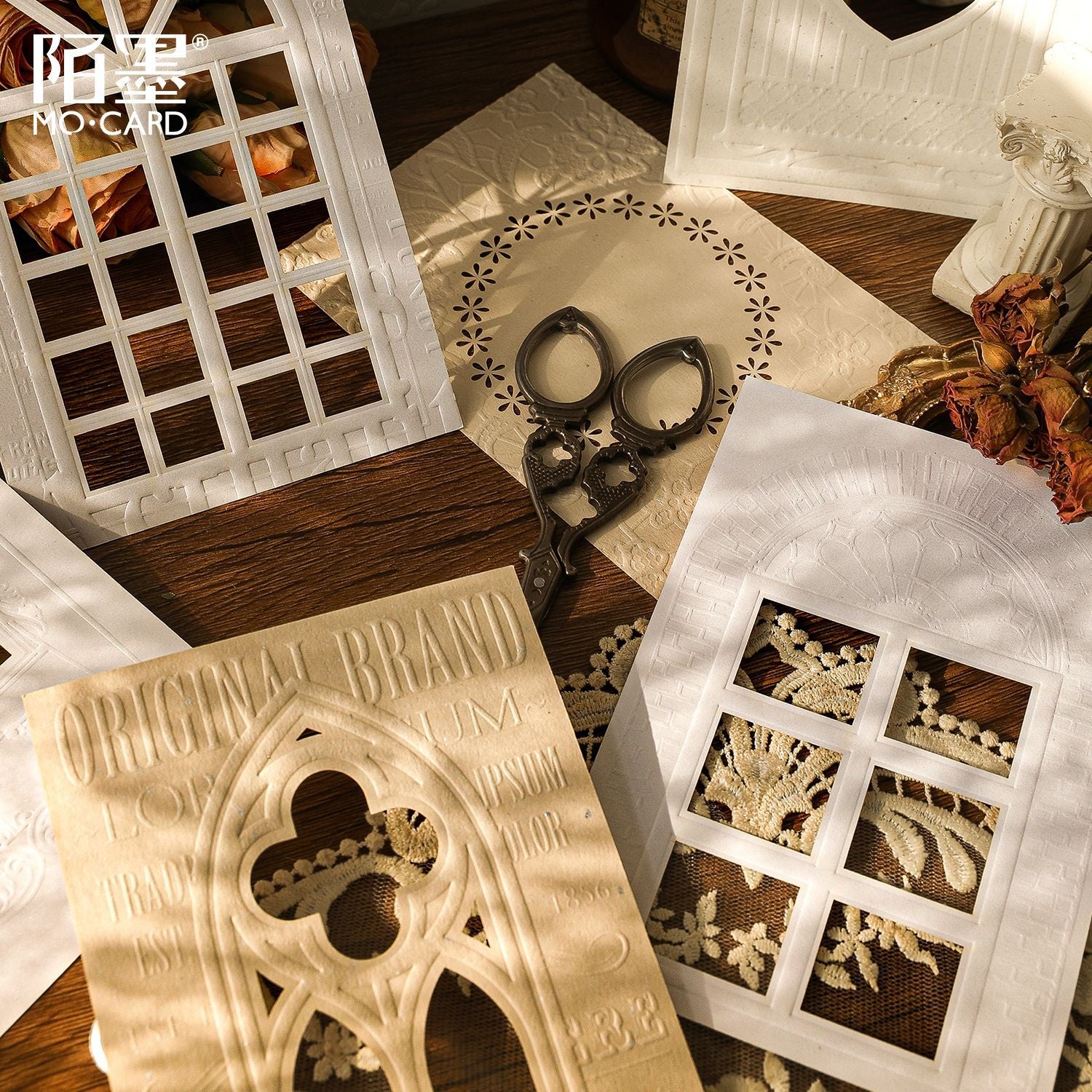 Hollow Collage Card - DIY Decorative Material - ViktaShop