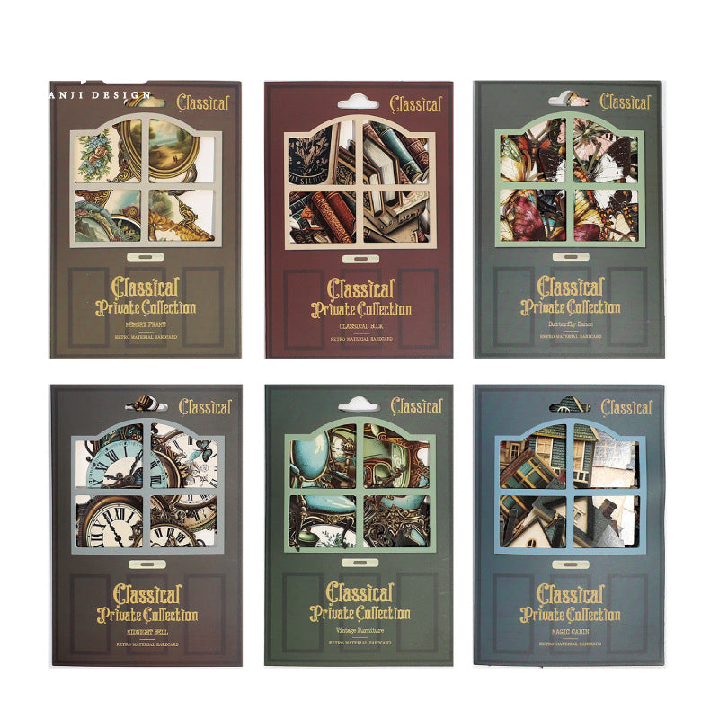 Classic Series Retro Stickers - 20 Pcs - ViktaShop