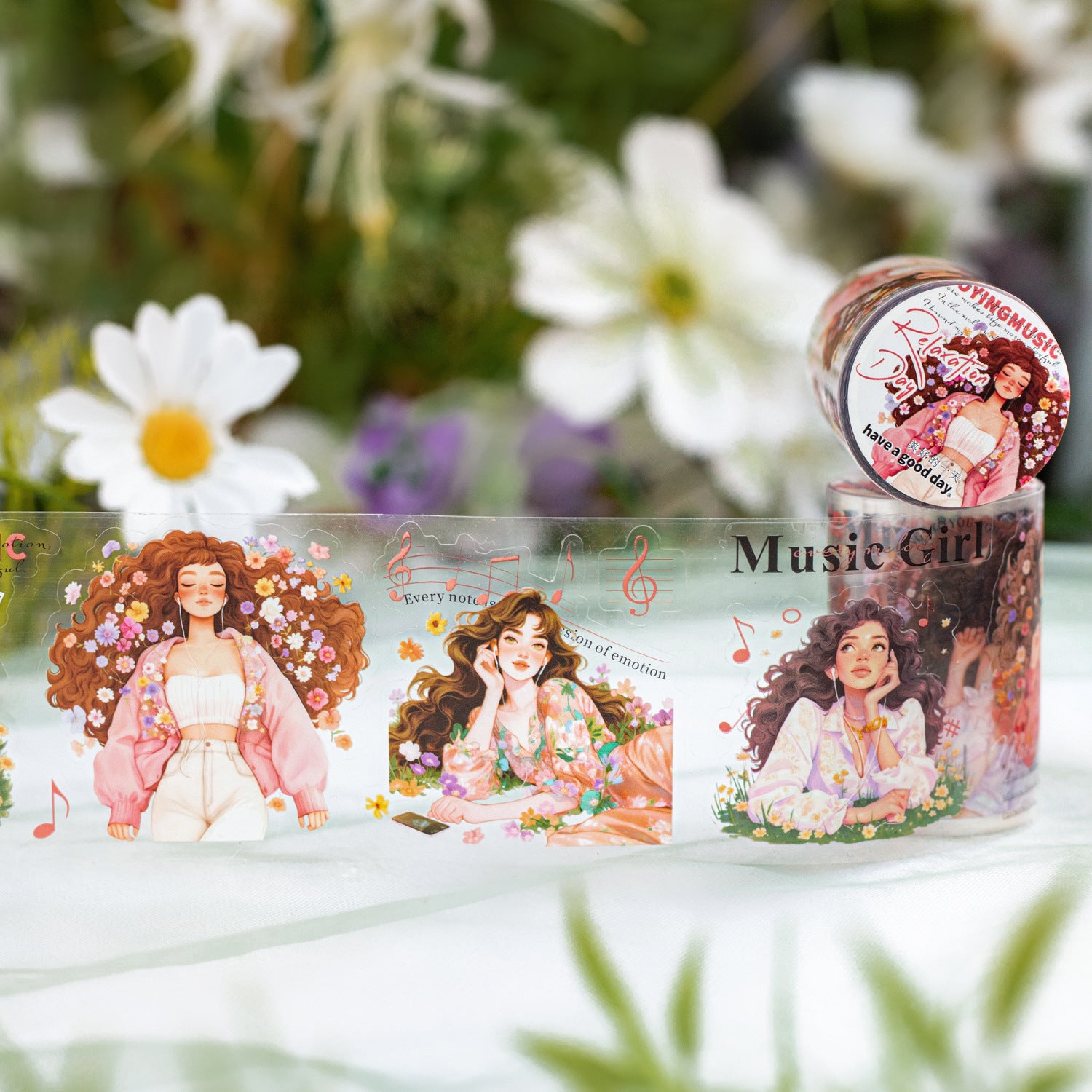 PET Tape – Loosen Day Series, 6 Pcs - ViktaShop