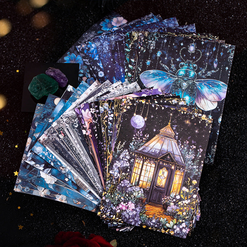 Beautiful Day Starry Night Stickers – Dark Magic Series, 6 Options - ViktaShop