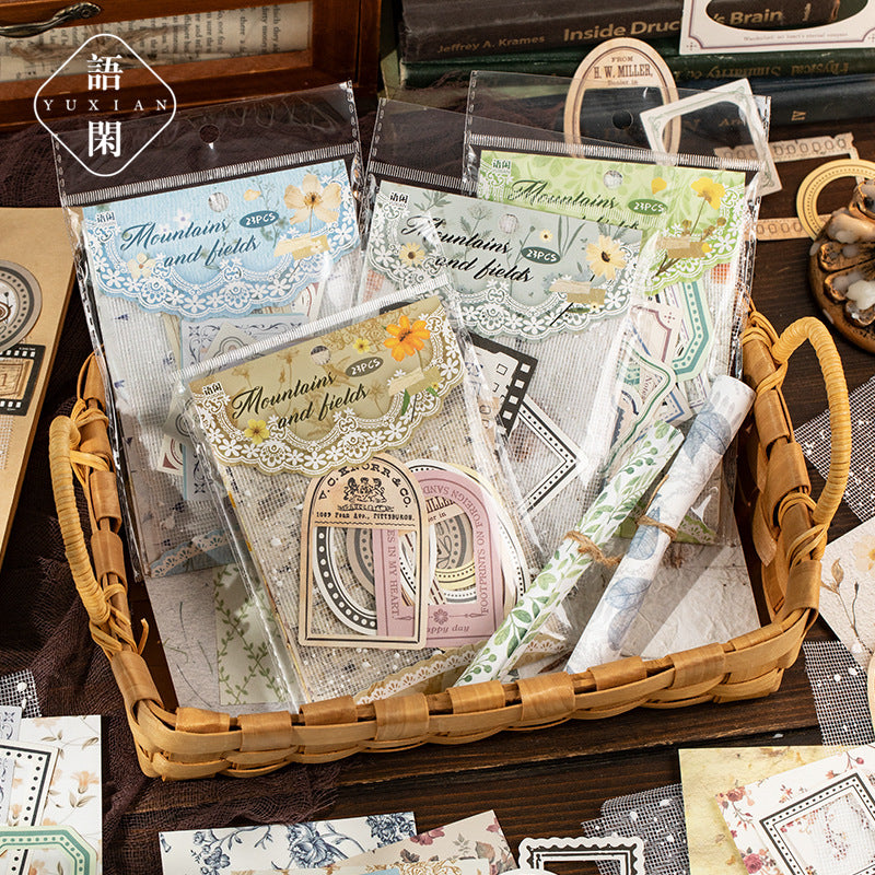 Vintage Material Paper Pack - ViktaShop