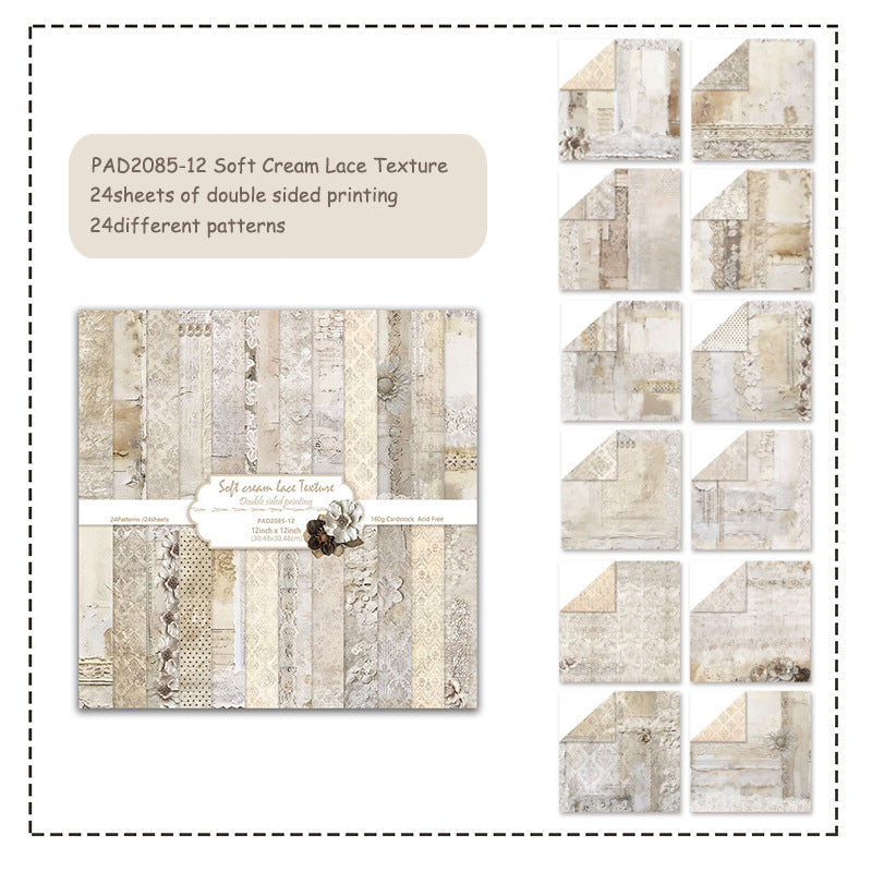 Double-Sided Pattern Paper – DIY Photo Album & Junk Journal Background - ViktaShop