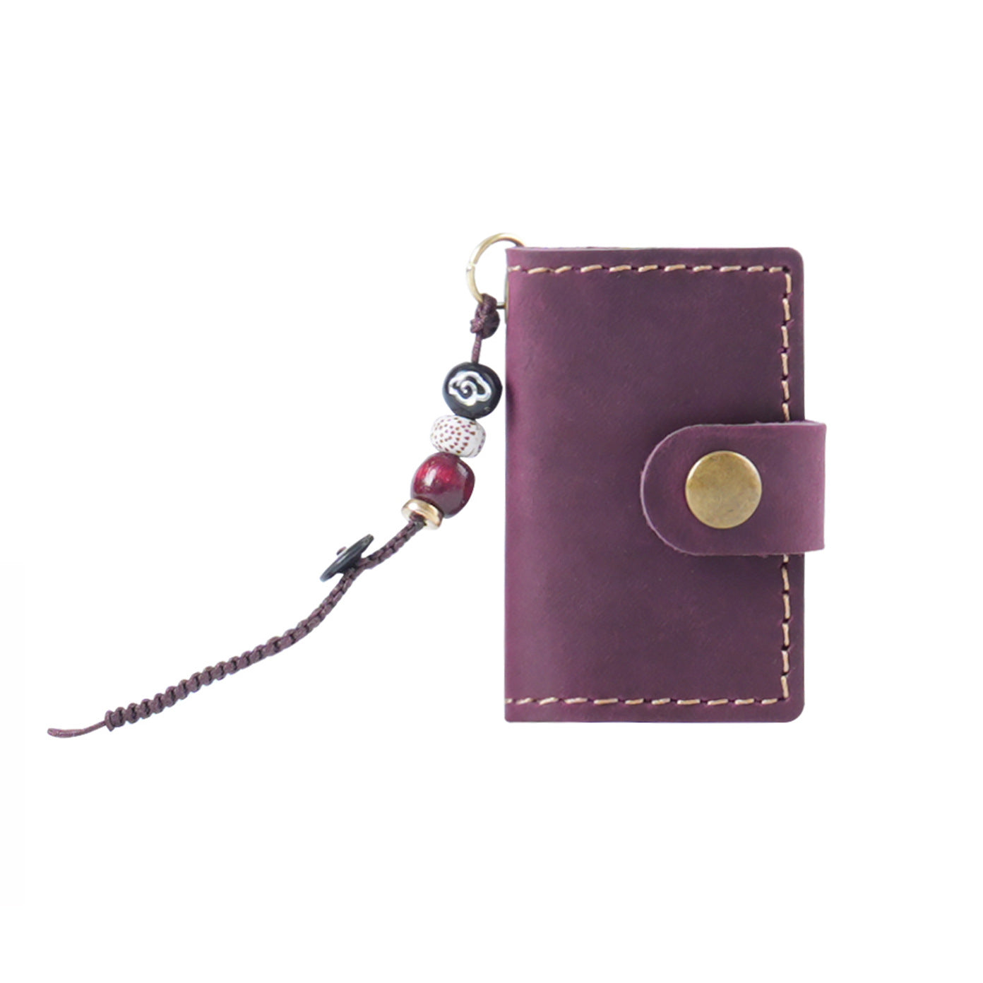 Traveler’s Mini TN Notebook – Handmade Cowhide Pendant - ViktaShop