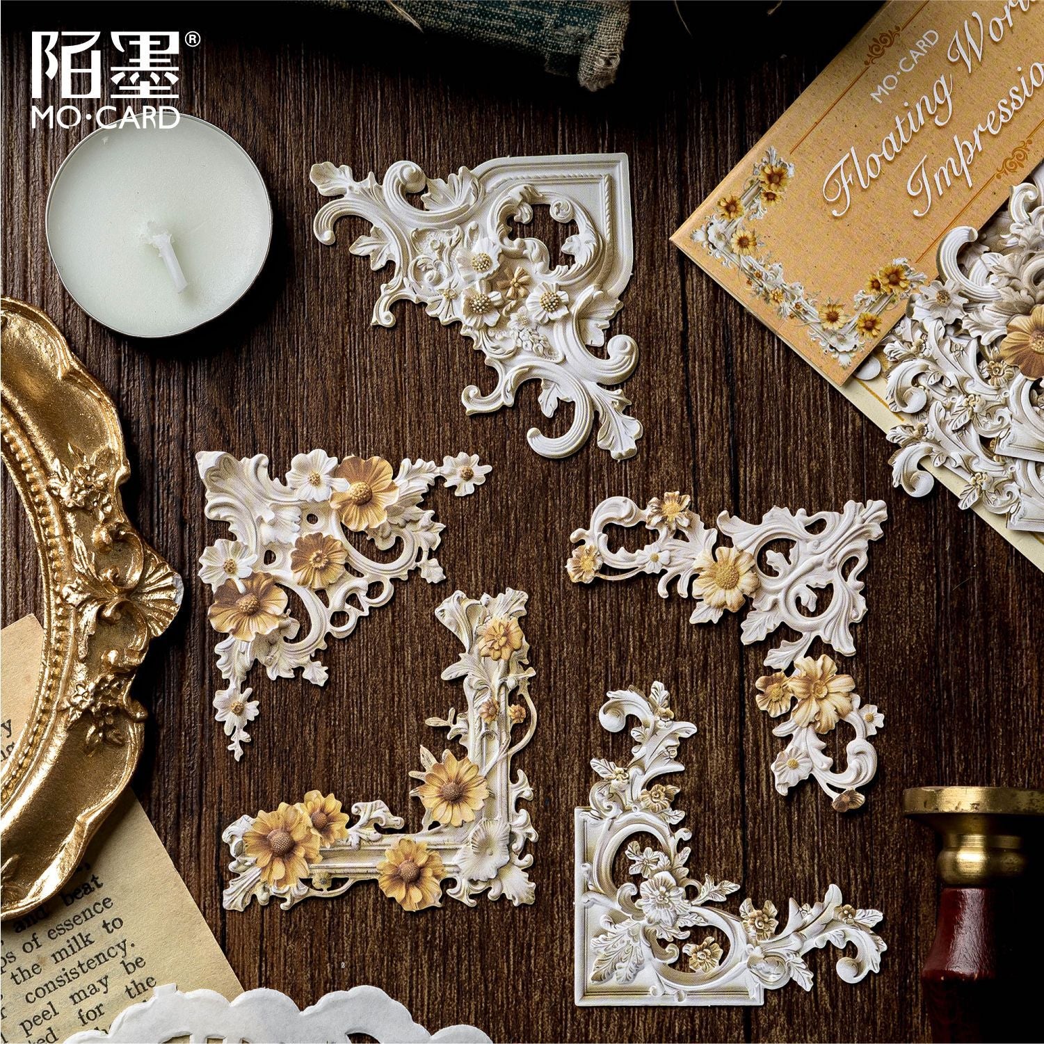 Decorative Side Corner Classical Stickers - ViktaShop