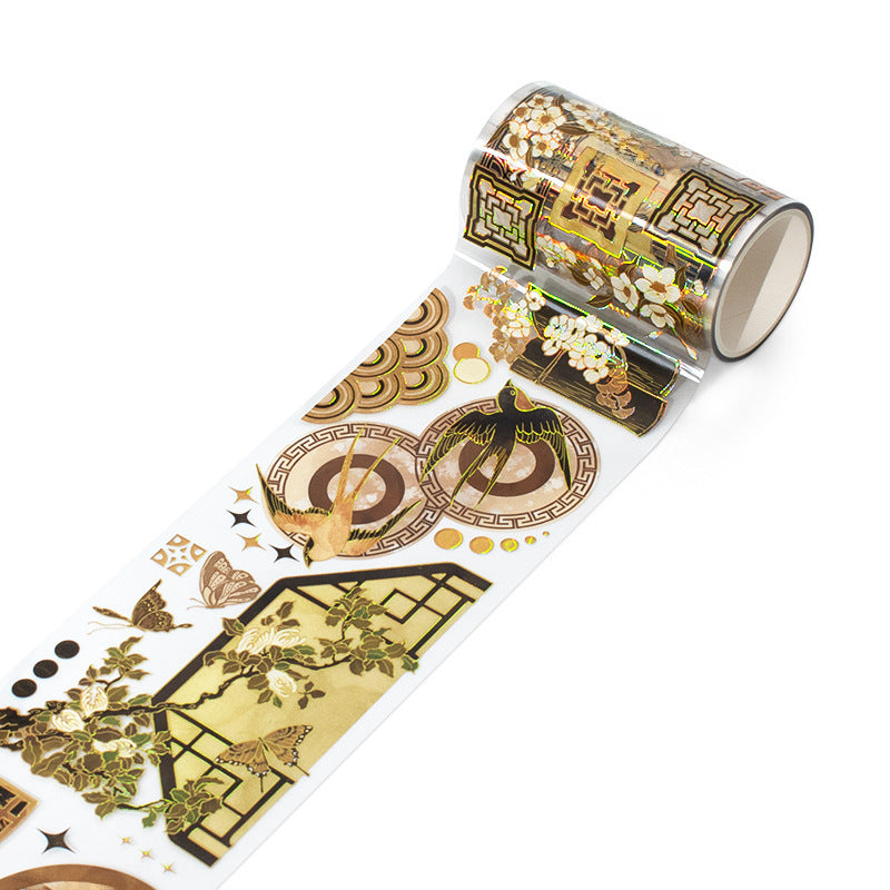 Special Material PET Light, Crystal, Butterfly Collage - 2m - ViktaShop