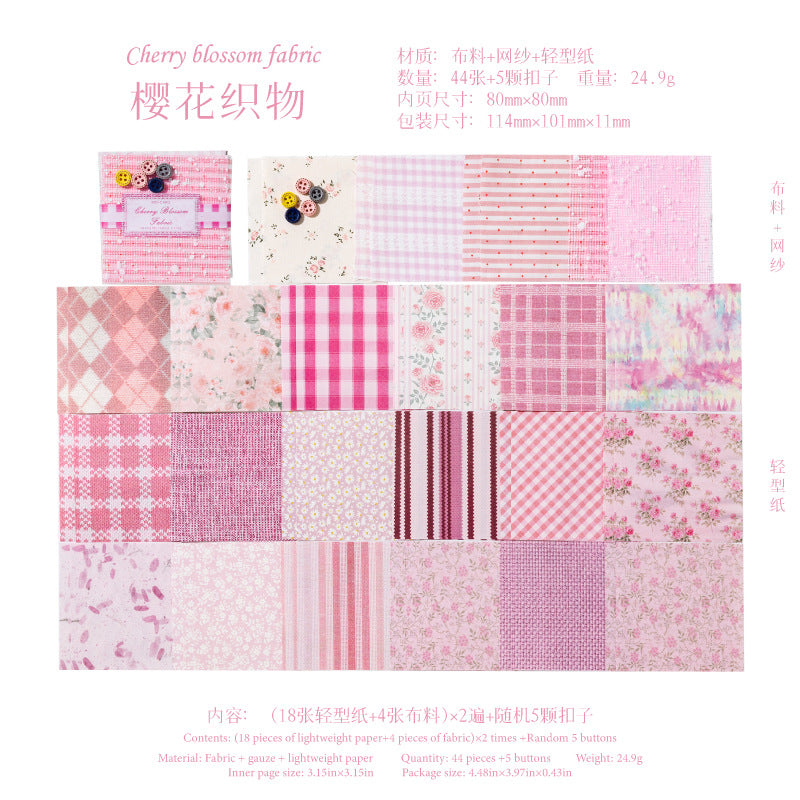 Mixed Material Paper Cloth – Romantic Room Series Background, 6 Options