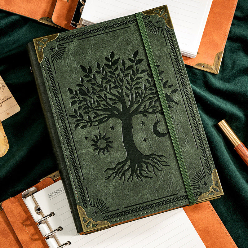 Vintage Magic Loose-Leaf Journal – Thickened Multifunctional Planner, 4 Options - ViktaShop