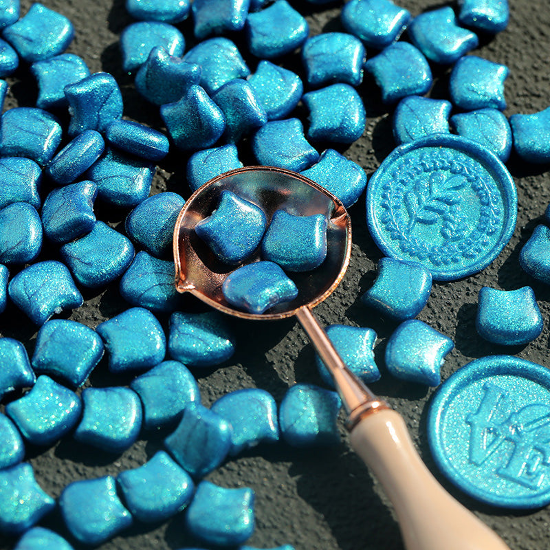 Cute Cat Head Wax Seal Set – Mixed Color Polarized Wax Grains - ViktaShop