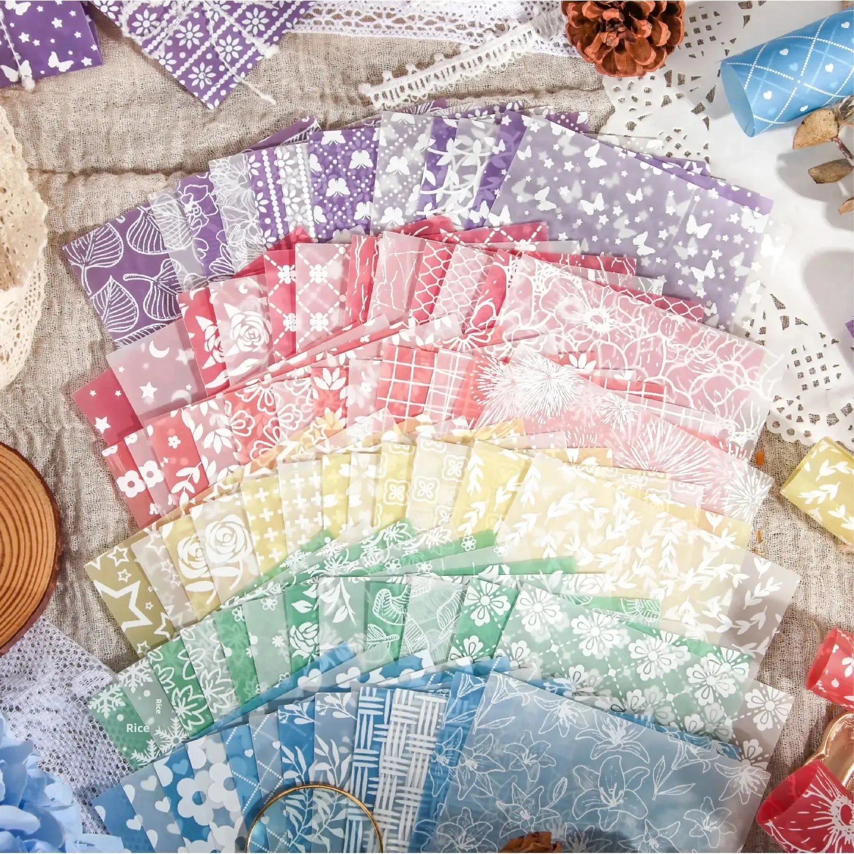 Dreamy Alice Clip-On Sticker Pad – Paper Material - ViktaShop
