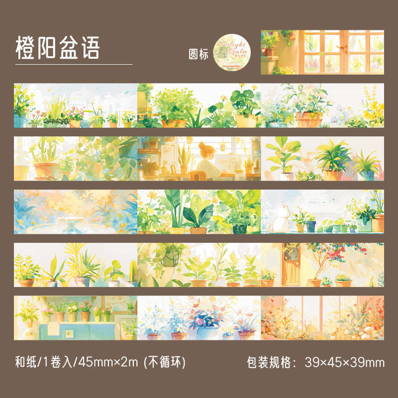 Healing Scenery and Paper Tape 4,5 cm / 200 cm