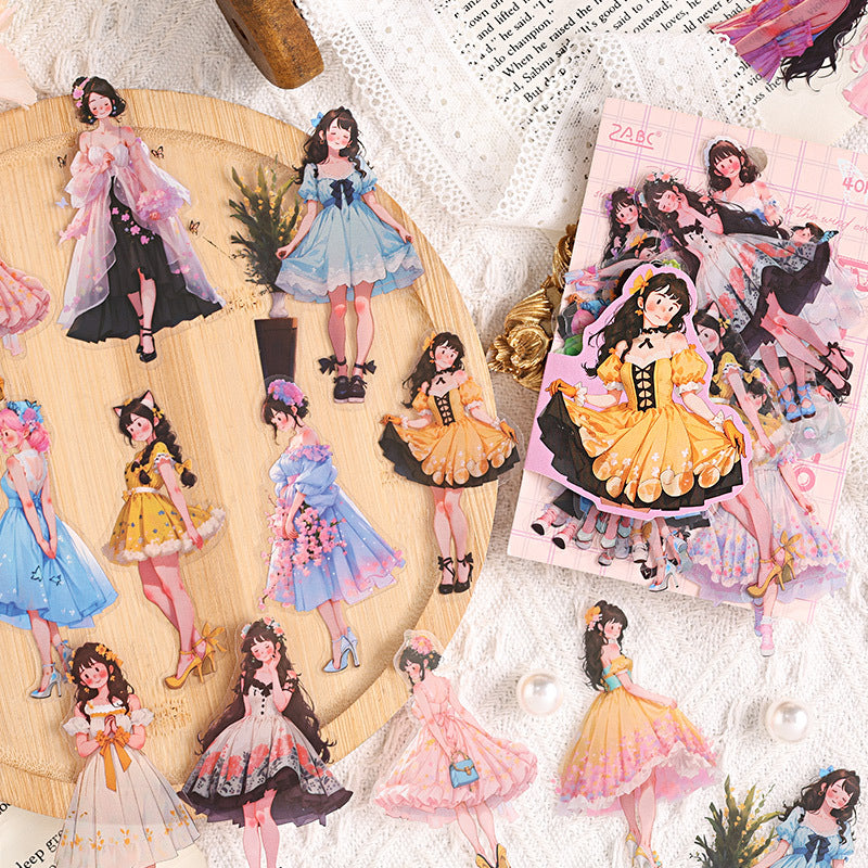 Charming Year Series Sticker Bag – DIY Collage & Note Stickers, 6 Options - ViktaShop