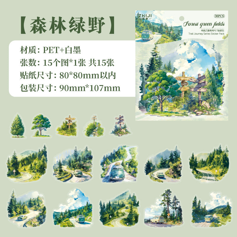 Journey Series PET Stickers - ViktaShop
