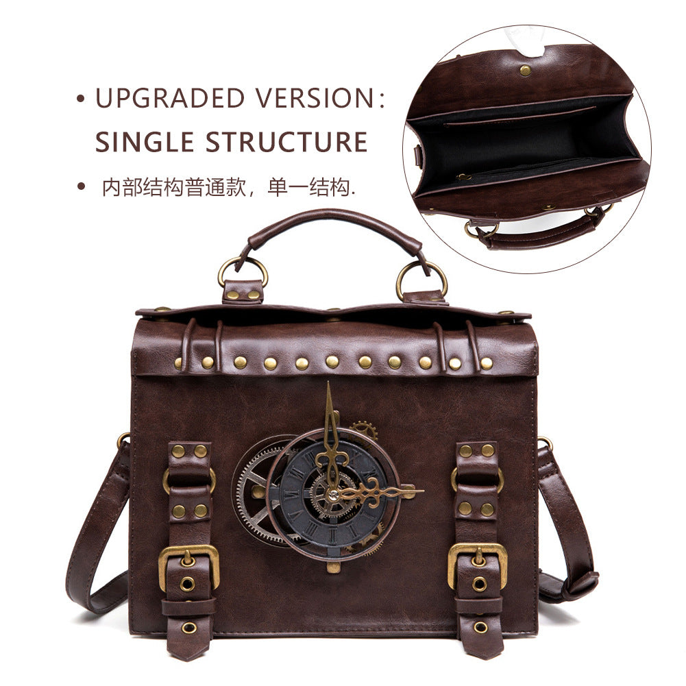 Retro Punk Crossbody Shoulder Bag - ViktaShop