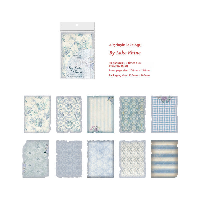 Vintage Material Paper – Soft Wind Series 30 Sheets