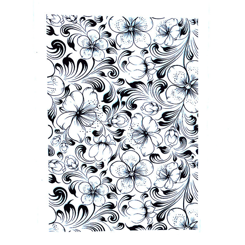 Wall Pattern Transparent Silicone Stamp – Background Shading, 9 Options - ViktaShop