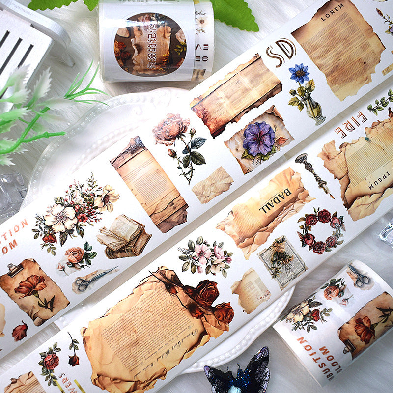 European Retro Character PET Tape – Art & Fashion Style - 2m - ViktaShop