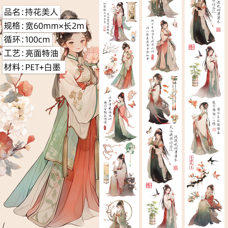 Antique Character PET Tape – Special Material for Journal Decoration - ViktaShop