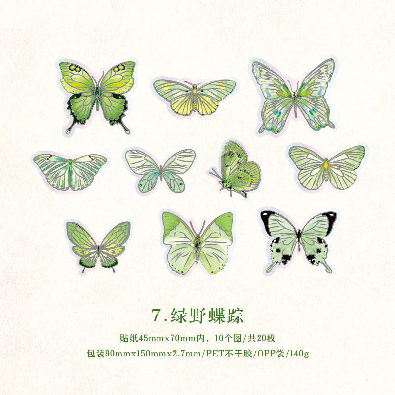 Twilight Human Tilt Light Series PET Sticker Pack - Dream Castle, 8 Options - ViktaShop