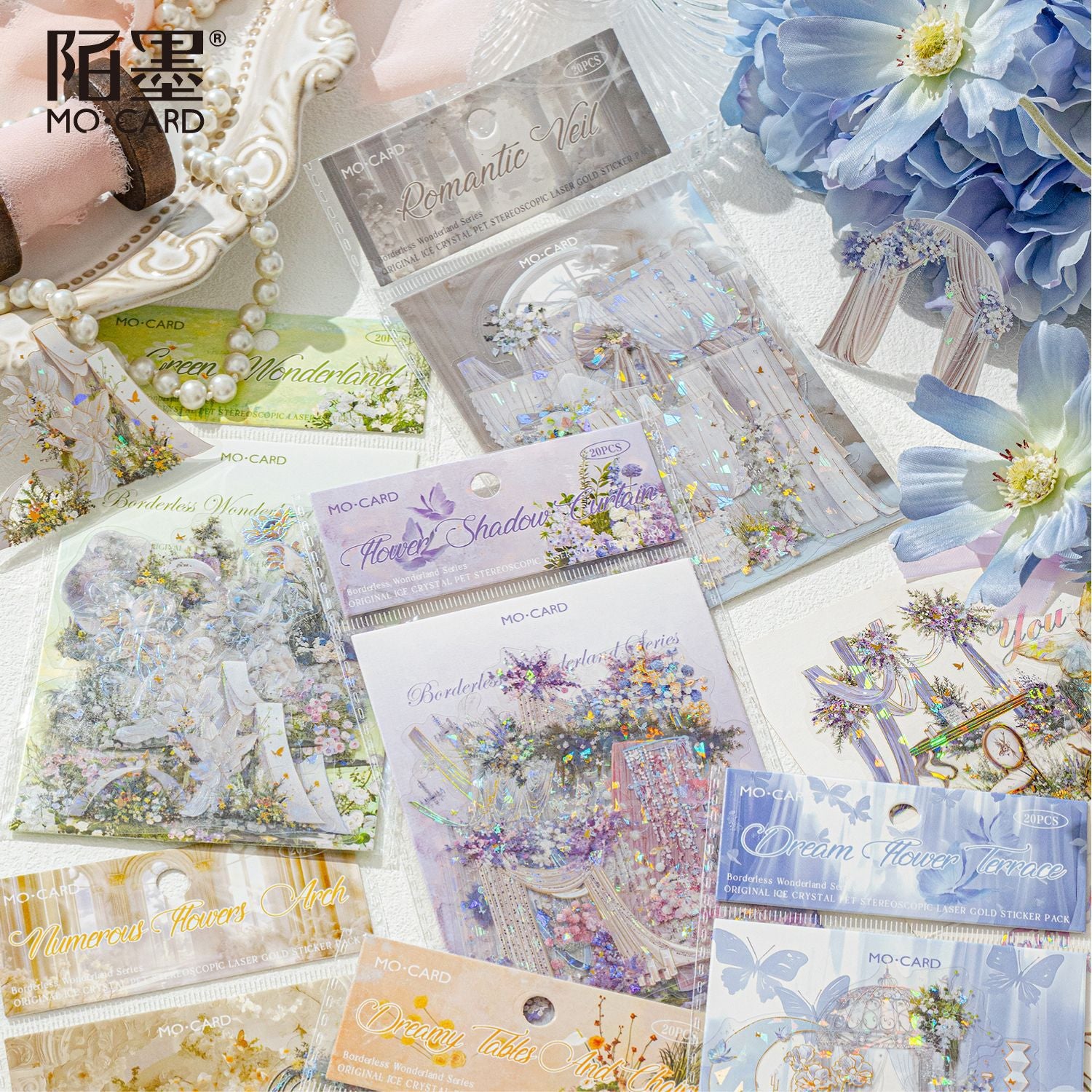 Ice Crystal PET Sticker Bag Unbounded Fairyland Series - ViktaShop