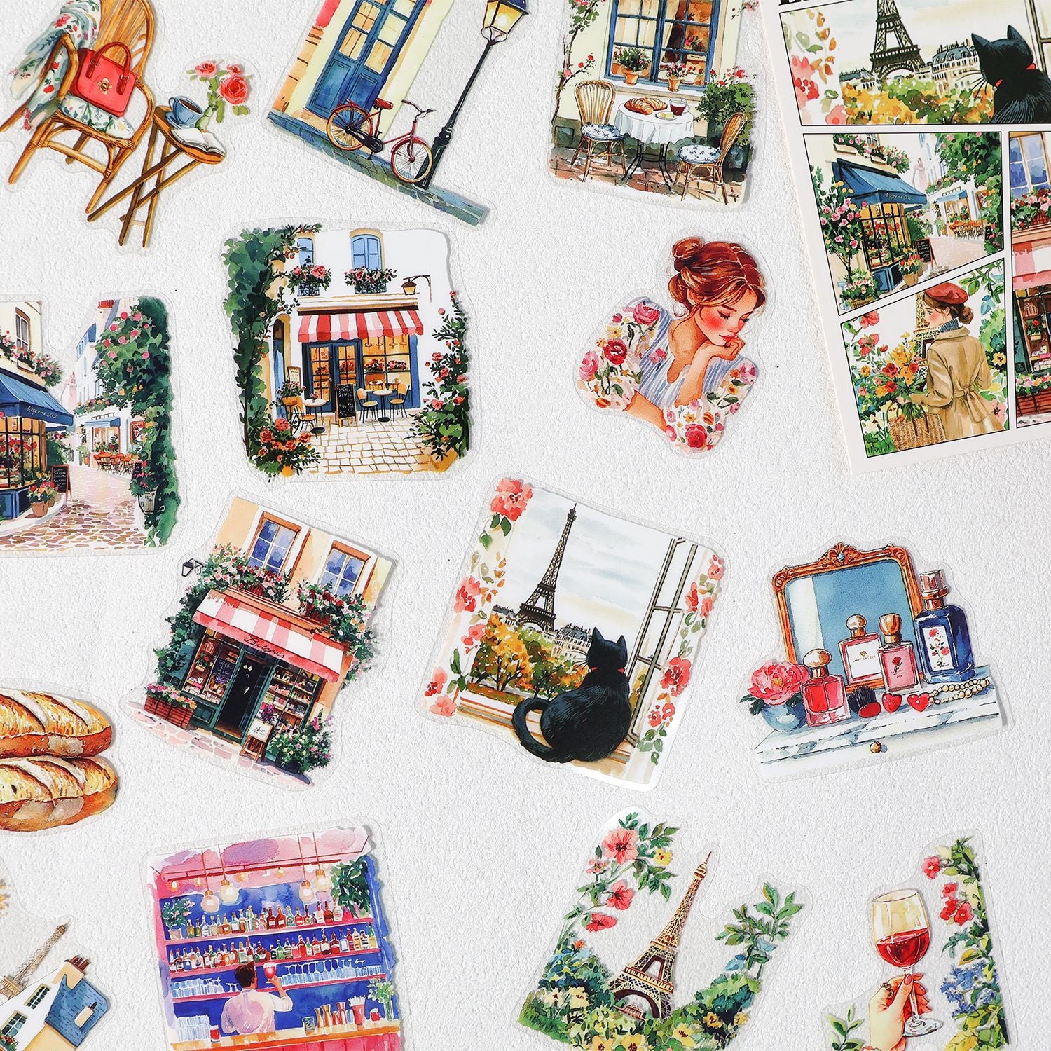 Cross-Border Ancient Forest Pet Sticker Pack Life Notes Series 25 Pieces