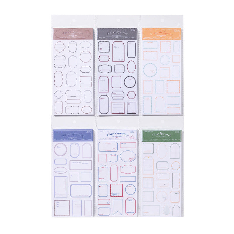 Time Recorder White Kraft Notepad - Pressed Line Series, 6 Options - ViktaShop