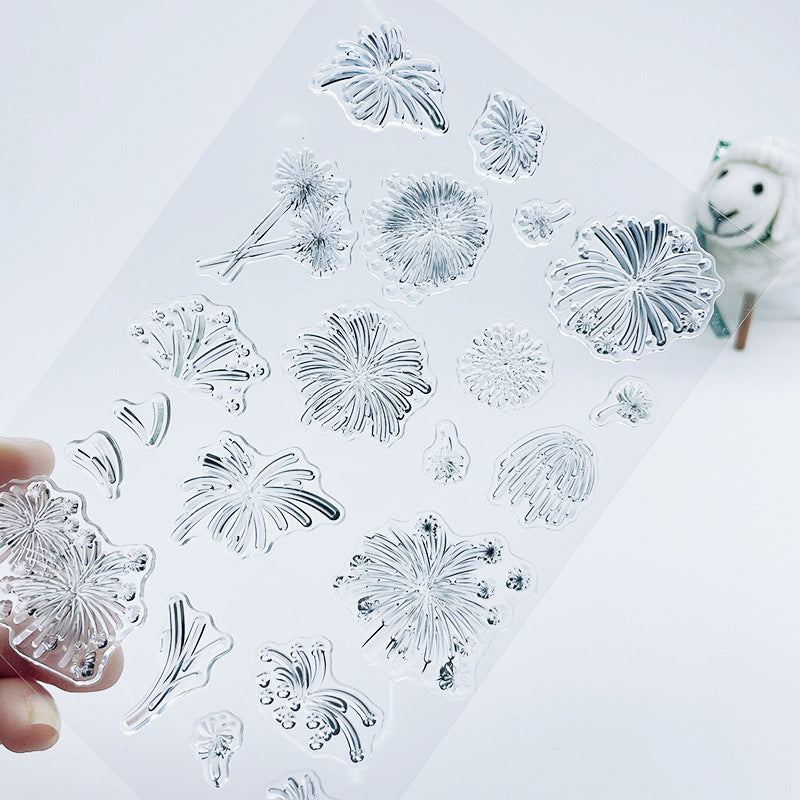 Fireworks Transparent Silicone Stamp - ViktaShop
