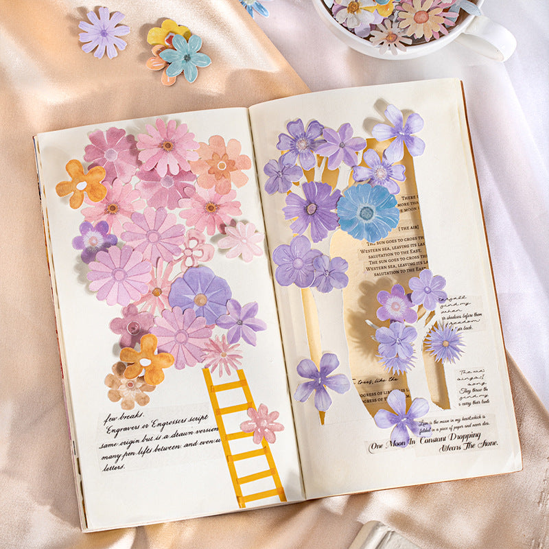Small Flower Grain Stickers – Floral Theme, 6 Options - ViktaShop