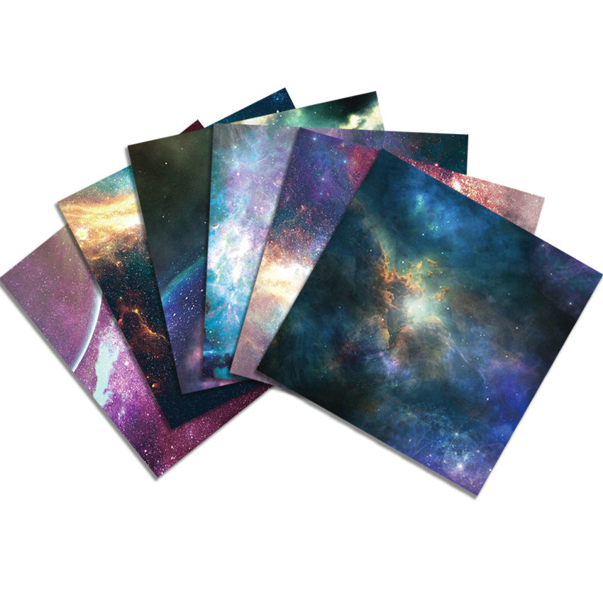 Starry Sky Single-Sided Pattern Paper - 24 Sheets - ViktaShop